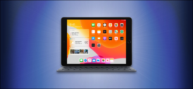 Imagem do Apple iPad com teclado Hero