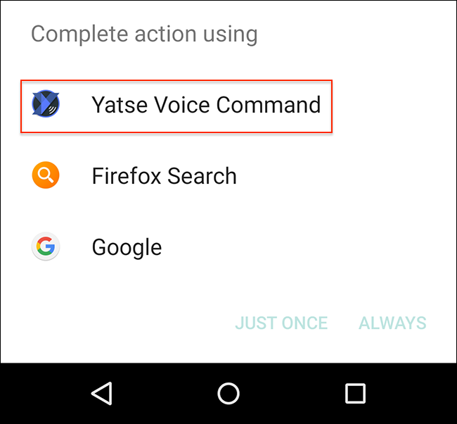 comando de voz kodi-yatse