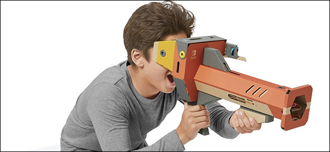 Headset de papelão Nintendo Labo VR para o switch