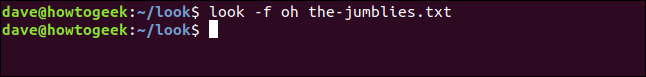 veja -f oh the-jumblies.txt em uma janela de terminal.