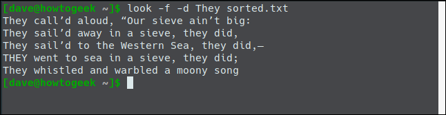 sort -f -d the-jumblies.txt -o Sort.txt em uma janela de terminal.