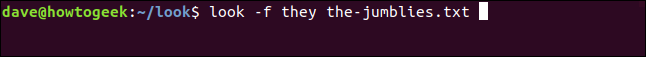 olhe-se eles o-jumblies.txt em uma janela de terminal.