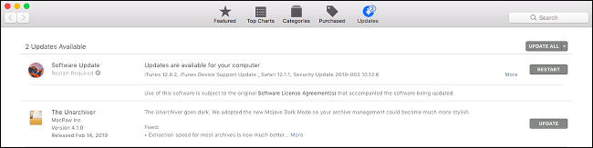 Atualize o macOS através da App Store