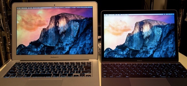 MacBook (2015 Retina) e MacBook Air (2011 meados de 13 polegadas)