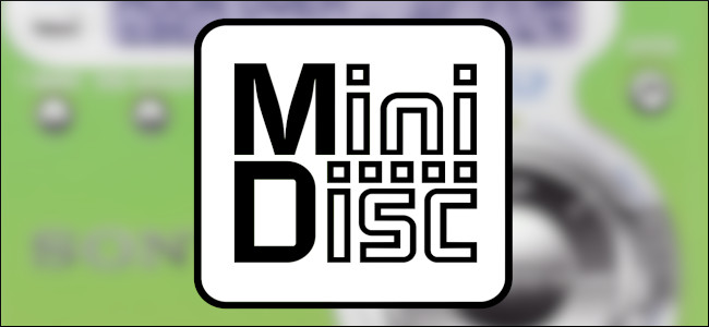 O logotipo do MiniDisc.