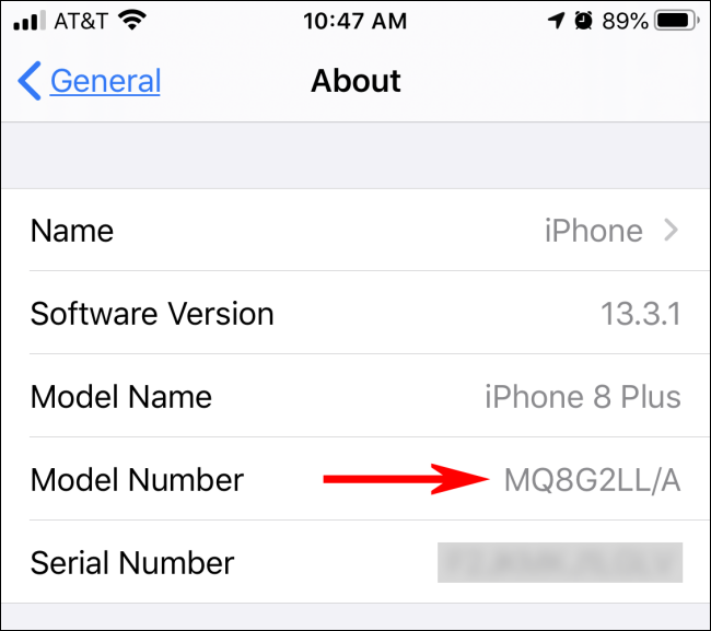Encontre o número do modelo do seu iPhone