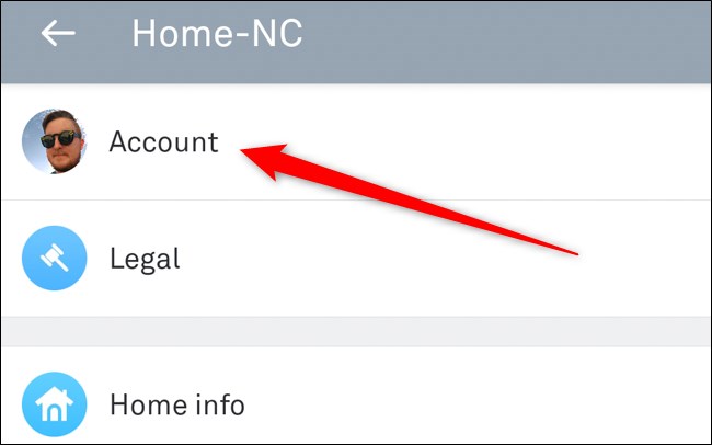 Conta Nest App Select