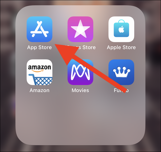 Abra a App Store