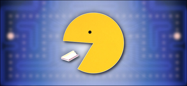 Pac-Man comendo uma bolinha.