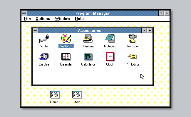 Gerenciador de programas Microsoft Windows 3.0