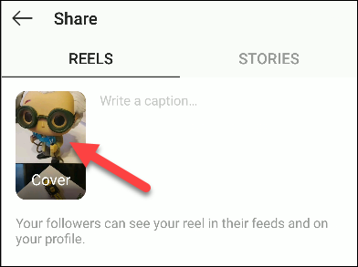 imagem da capa do instagram reels