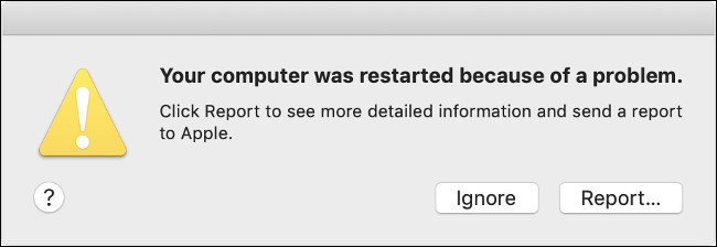 Seu computador foi reiniciado devido a um erro de problema