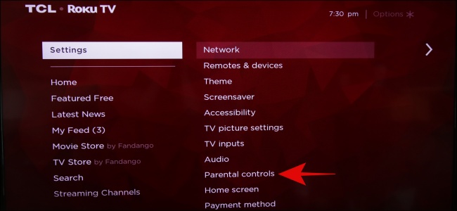 Roku Parental Controls