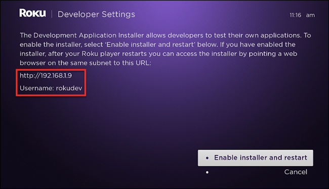 roku-developer-screen