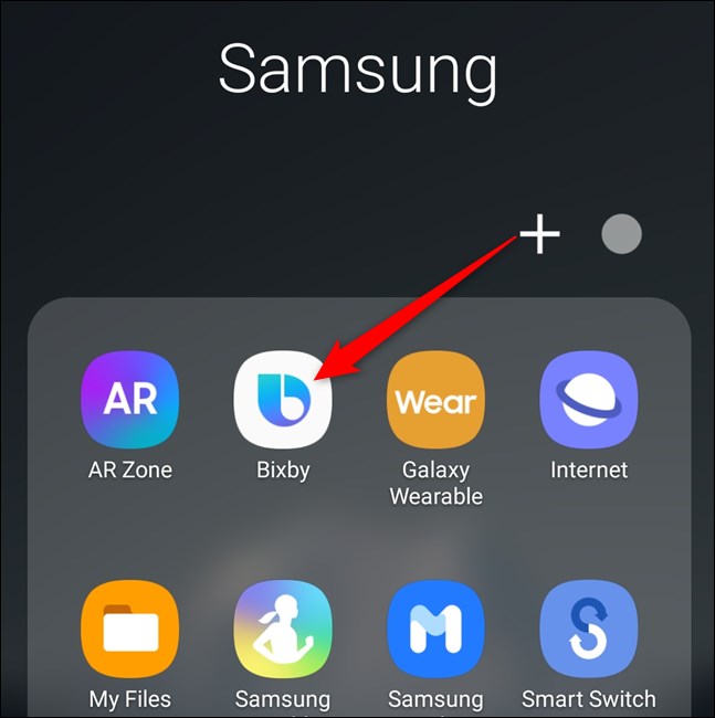 Samsung Galaxy S20 Abra o aplicativo Bixby
