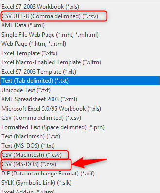 salvar como csv