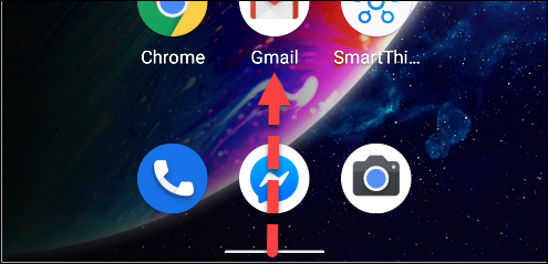 android 11 deslize para cima no botão home