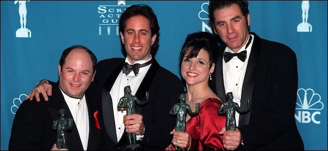 Seinfeld elenco em evento de premiação