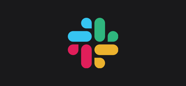 Logotipo do Slack com fundo escuro