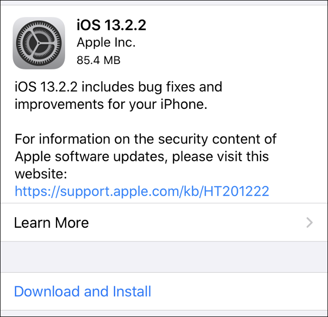 Instale a atualização do software iOS