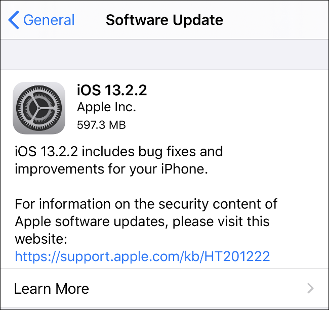Instale atualizações do iOS para manter seu iPhone seguro