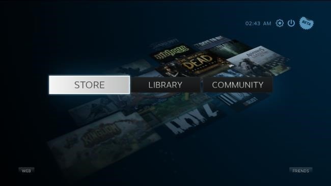 interface do steam-big-picture