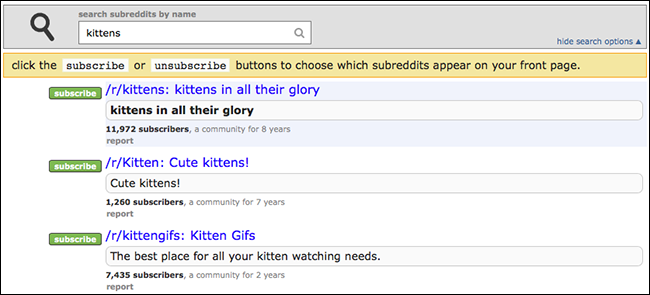 subreddit-search