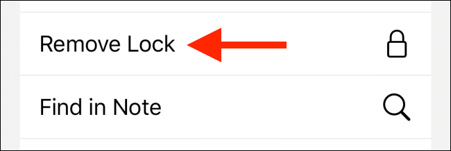 toque no botão Remover bloqueio na página de compartilhamento do iOS