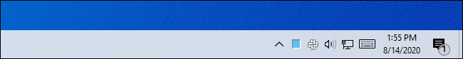 Alto uso da CPU mostrado no ícone do Gerenciador de Tarefas na barra de tarefas do Windows 10.
