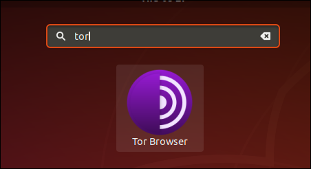 ícone tor no ubuntu