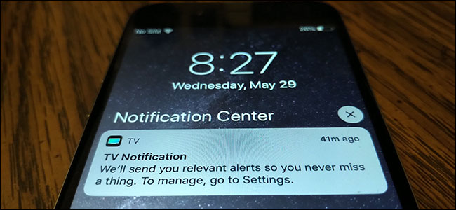 Como desativar notificações de TV