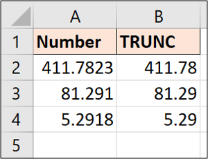 Função TRUNC com duas casas decimais