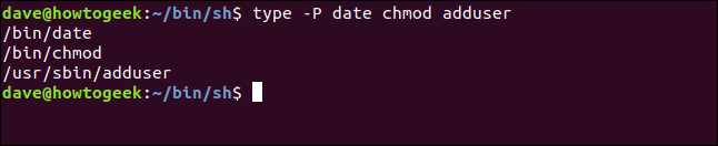 digite -P date chmod adduser em uma janela de terminal