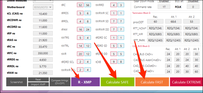 Calculadora DRAM