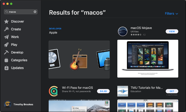 Atualize para o novo macOS