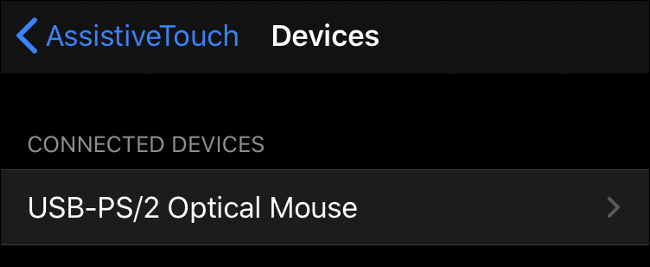 Conexão de mouse USB e PS / 2 no iOS 13 (iPadOS 13)
