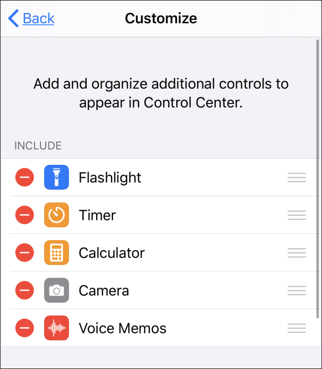 Memorandos de voz são adicionados ao Control Center no iOS