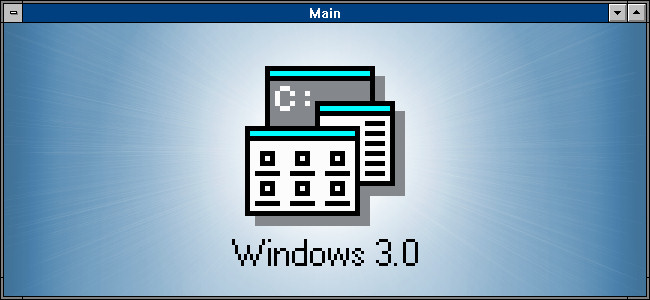 Ícone do gerenciador de programas do Windows 3.0