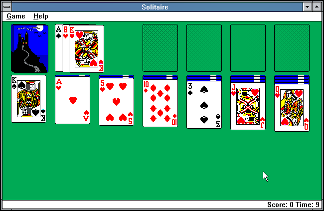 Microsoft Windows 3.0 Solitaire