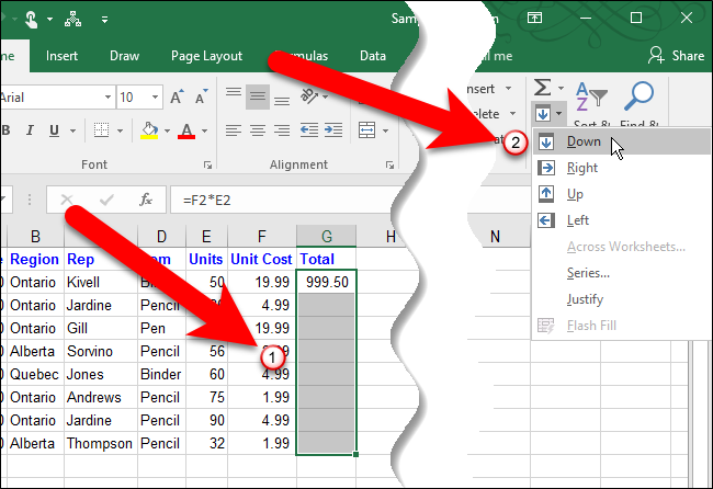 18_filling_formulas_using_fill_command_menu