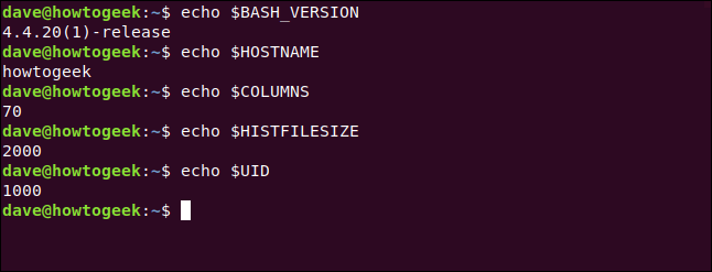 echo $ BASH_VERSION em uma janela de terminal.