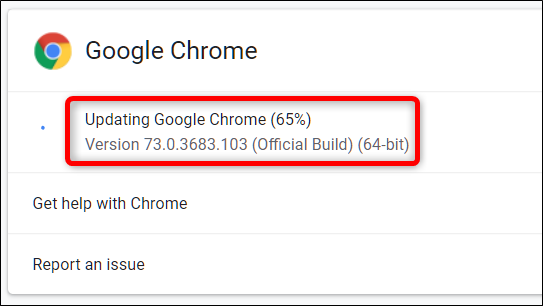Google Chrome começa a atualizar