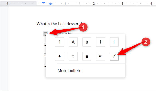 Selecione a caixa clicando duas vezes nela, clique com o botão direito do mouse para abrir o menu de contexto e clique na marca de seleção.