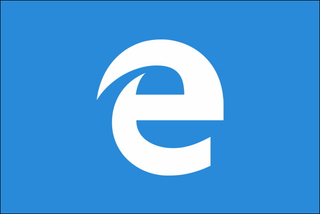 O logotipo do Microsoft Edge.