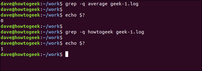 grep -q average geek-1.log em uma janela de terminal