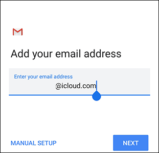 A tela de login do Gmail.
