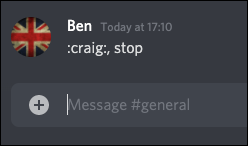 O comando de parada para o bot Craig Discord