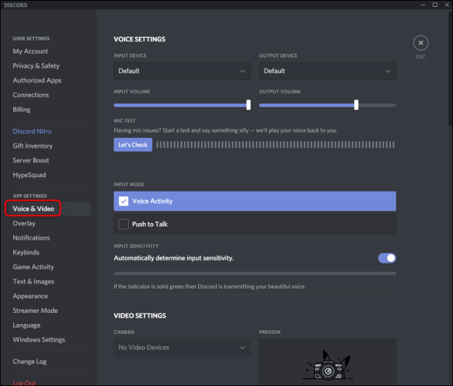 Discord Voice and Video