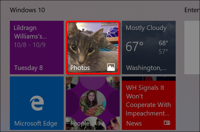 Aplicativo Windows 10 Select Photos