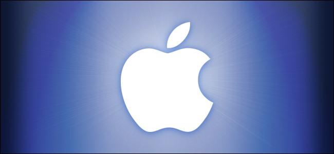 O logotipo da Apple.